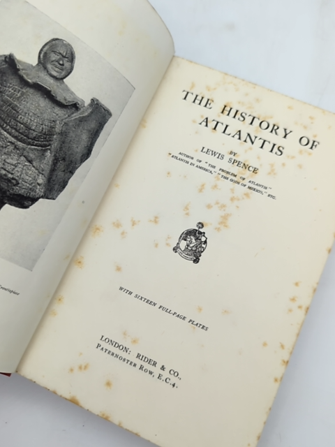 The History Of Atlantis by Lewis Spence (Hardcover, 1926) by Lewis Spence