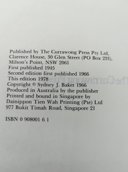 The Australian Language Sidney Baker Slang Idioms Etymology Dictionary History by Sidney Baker