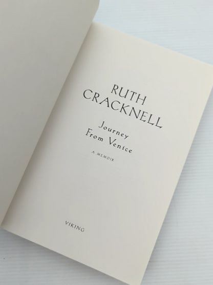 Journey From Venice Memoir by Ruth Cracknell, Memoir by Ruth Cracknell