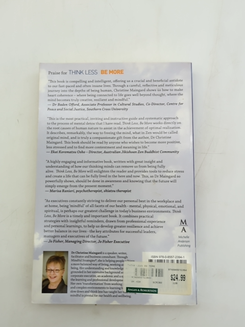 Think Less, Be More: Metal Detox For Everyone by Dr Christine Maingard by Dr Christine Maingard