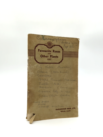 Favourite Roses And Other Plants by Hazelwood Bros (1937) by Hazelwood Bros