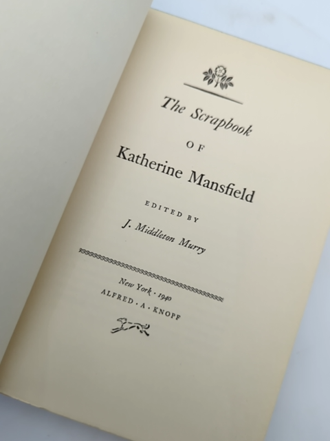 The Scrapbook Of Katherine Mansfield by J Middleton Murry (Hardcover, 1940) by J Middleton Murry