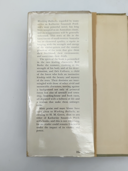 Working Bullocks by Katherine Susannah Prichard (Hardcover, 1956) by Katherine Susannah Prichard