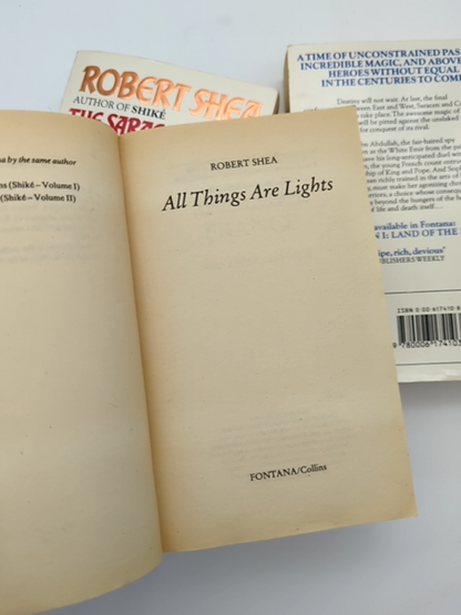 Robert Shea Paperback Bundle 3  Books: All Things Are Lights; The Saracen: La… by Robert Shea