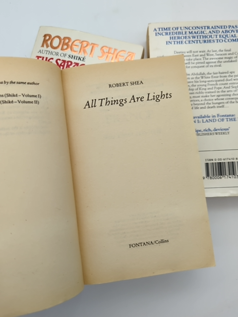 Robert Shea Paperback Bundle 3  Books: All Things Are Lights; The Saracen: La… by Robert Shea