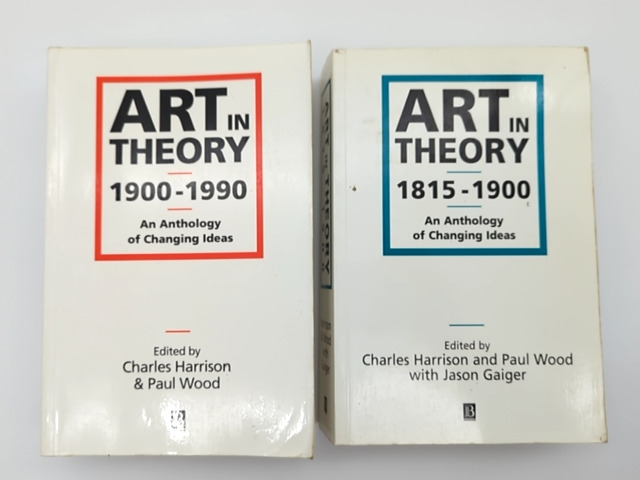 2x Art In Theory Books 1815-1900-1990 by Paul Wood & Charles Harrison by Paul Wood Charles Harrison