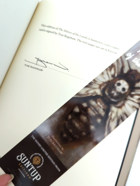 Silence Of The Lambs Suntup Artist Edition Thomas Harris, Slipcase Signed by Thomas Harris