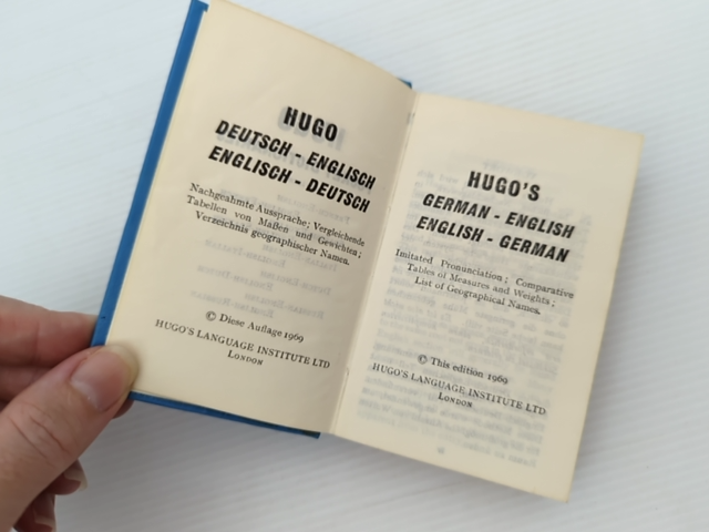 Hugo Dictionary by Hugo's Language Institute (Hardcover, 1969) by Hugo'S Language Institute