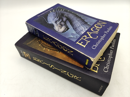 Christopher Paolini Paperback Bundle 2x Eragon Series: Brisingr & Eragon by Christopher Paolini