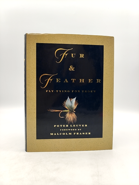 Fur and Feather: Fly-tying for Trout, Peter Leuver (Hardcover 1991) Fishing book by Peter Leuver