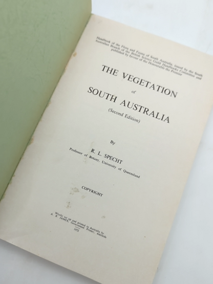 The Vegetation Of South Australia by R L Specht (Paperback, 1972) by R L Specht