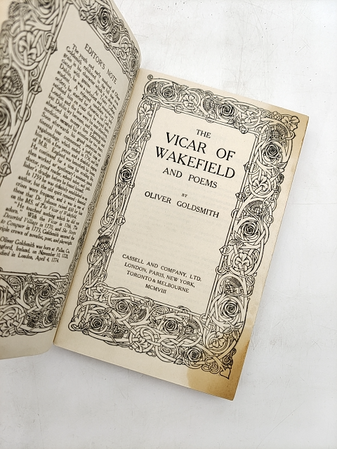 The Vicar of Wakefield and Poems by Oliver Goldsmith (Cloth, 1908) by Oliver Goldsmith
