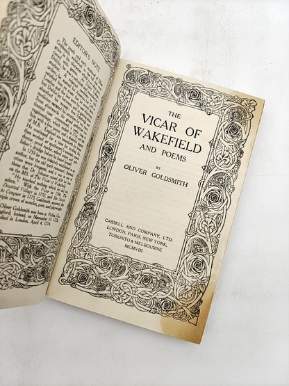 The Vicar of Wakefield and Poems by Oliver Goldsmith (Cloth, 1908) by Oliver Goldsmith