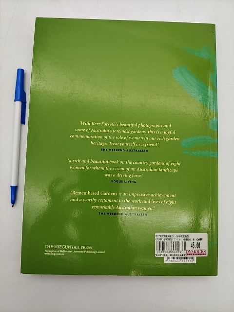 Remembered Gardens by Holly Kerr Forsyth (Paperback, 2008) Gardens by Kerr Forsyth, Holly