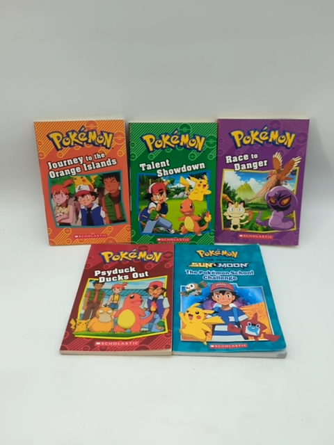 5x Pokemon Book Bundle: School Challenge, Talent Showdown, Psyduck… by Tracey West