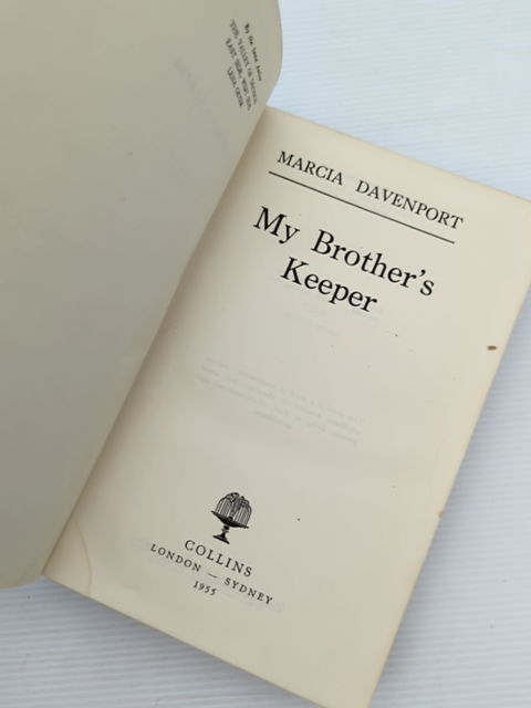My Brother's Keeper by Marcia Davenport (Hardcover, 1955) by Marcia Davenport
