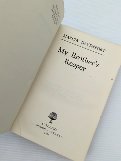 My Brother's Keeper by Marcia Davenport (Hardcover, 1955) by Marcia Davenport