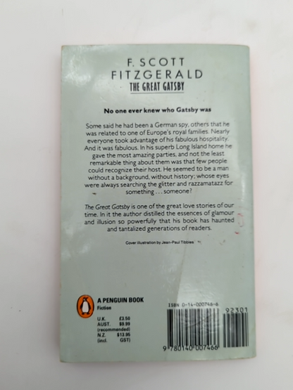 The Great Gatsby by F. Scott Fitzgerald (Paperback, 1999) Classic Literature by F. Scott Fitzgerald