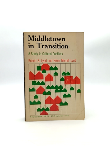 Middletown In Transition by Helen Merrell Lynd Robert S Lynd (Paperback, 1937) by Helen Merrell Lynd Robert S Lynd
