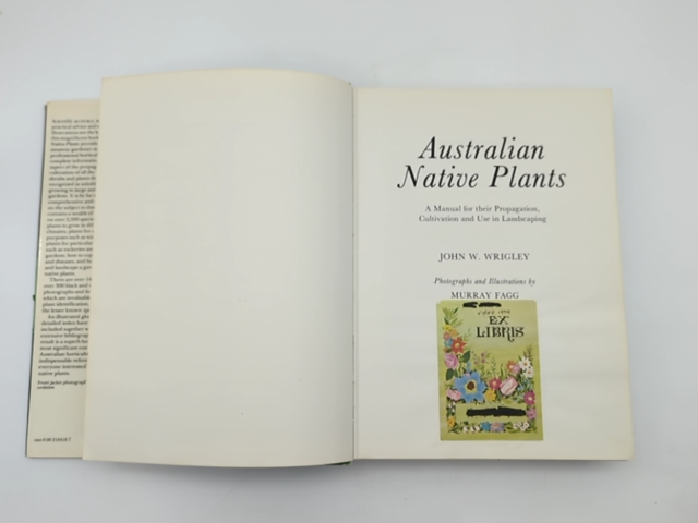 Australian Native Plants: Propagation, Cultivation & Use (Hardcover Murray Fagg) by Murray Fagg, John W. Wrigley