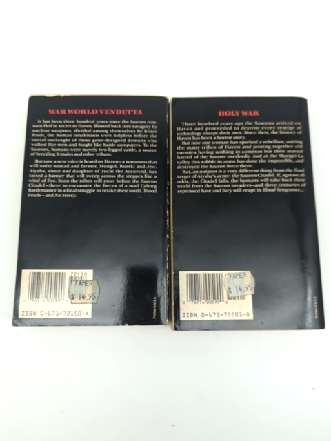 Jerry Pournelle Paperback Bundle War Worlds Novels Blood Vergence Blood Feuds by Jerry Pournelle