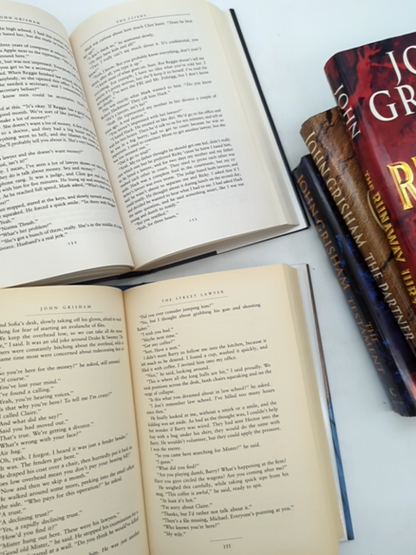 5x John Grisham Hardcover Bundle: Client, Testament, Partner, Runaway Jury... by John Grisham