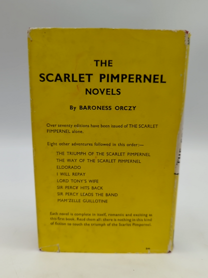 The Scarlet Pimpernel by Baroness Orczy (Hardcover, 1950) Historical by Baroness Orczy