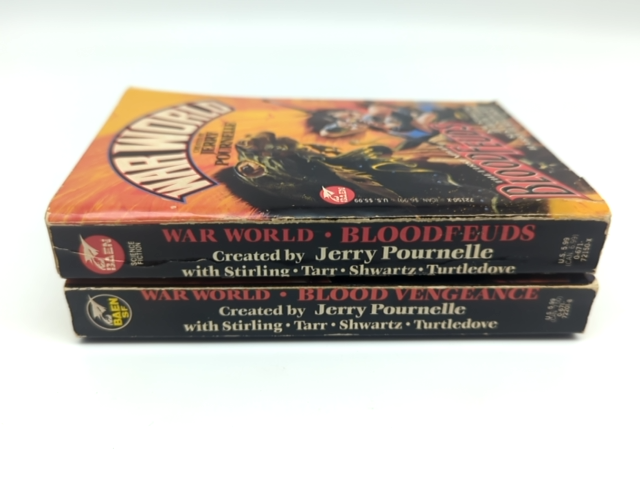 Jerry Pournelle Paperback Bundle War Worlds Novels Blood Vergence Blood Feuds by Jerry Pournelle