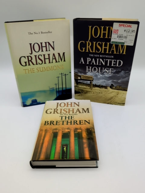 John Grisham Hardcover Bundle 3x The Brethren; The Summons; Painted House by John Grisham