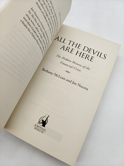 All The Devils Are Here: Unmasking The Men Who Bankrupted The World, Bethany McL by Joe Nocera, Bethany Mclean