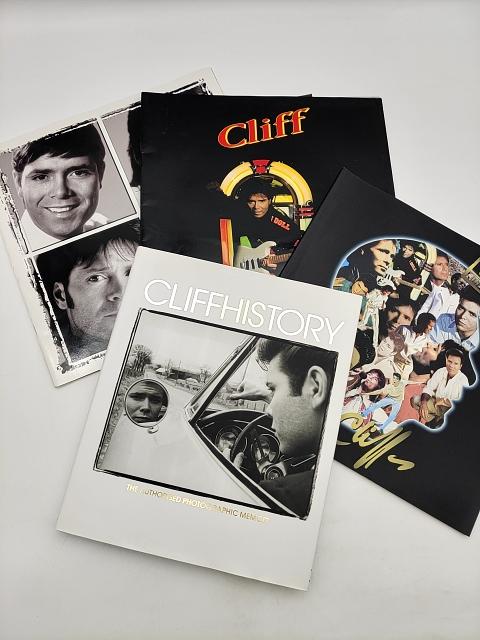 Cliff Richard Hardcover Bundle 4x Cliff Richard Books 3x Tour Programs Hardcov… by Cliff Richard