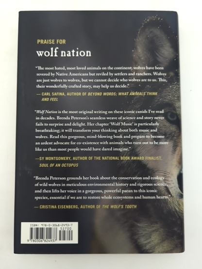 Wolf Nation: The Life, Death, And Return Of Wild American Wolves (a Merloyd Lawr by Brenda Peterson