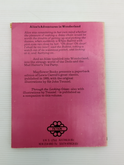 Alice's Adventures In Wonderland by Lewis Carroll (Paperback, 1969) by Lewis Carroll