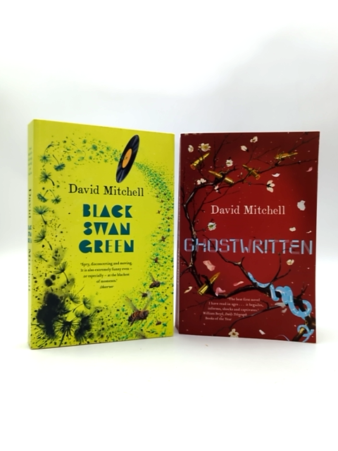 David Mitchell Paperback Bundle Ghostwritten; Black Swan Green by David Mitchell