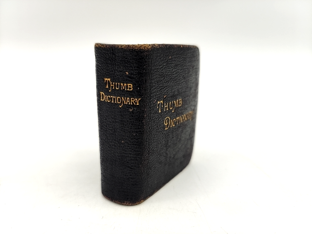 Bryce's Thumb English Dictionary by David Bryce (Leather, 1894) Reference by David Bryce