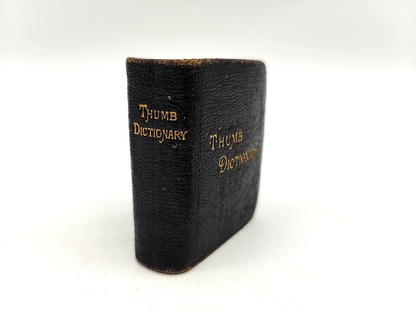 Bryce's Thumb English Dictionary by David Bryce (Leather, 1894) Reference by David Bryce