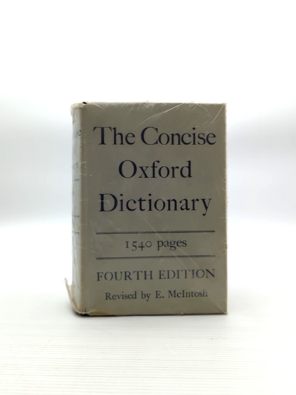 The Concise Dictionary Of Current English by F G Fowler H W Fowler by F G Fowler H W Fowler
