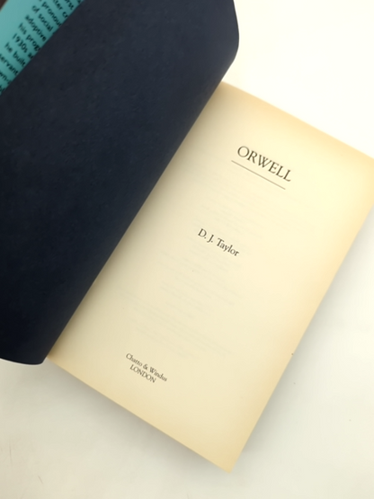 George Orwell The Life by DJ Taylor (Hardcover, 2003) Biography Author of 1984 by D.J. Taylor