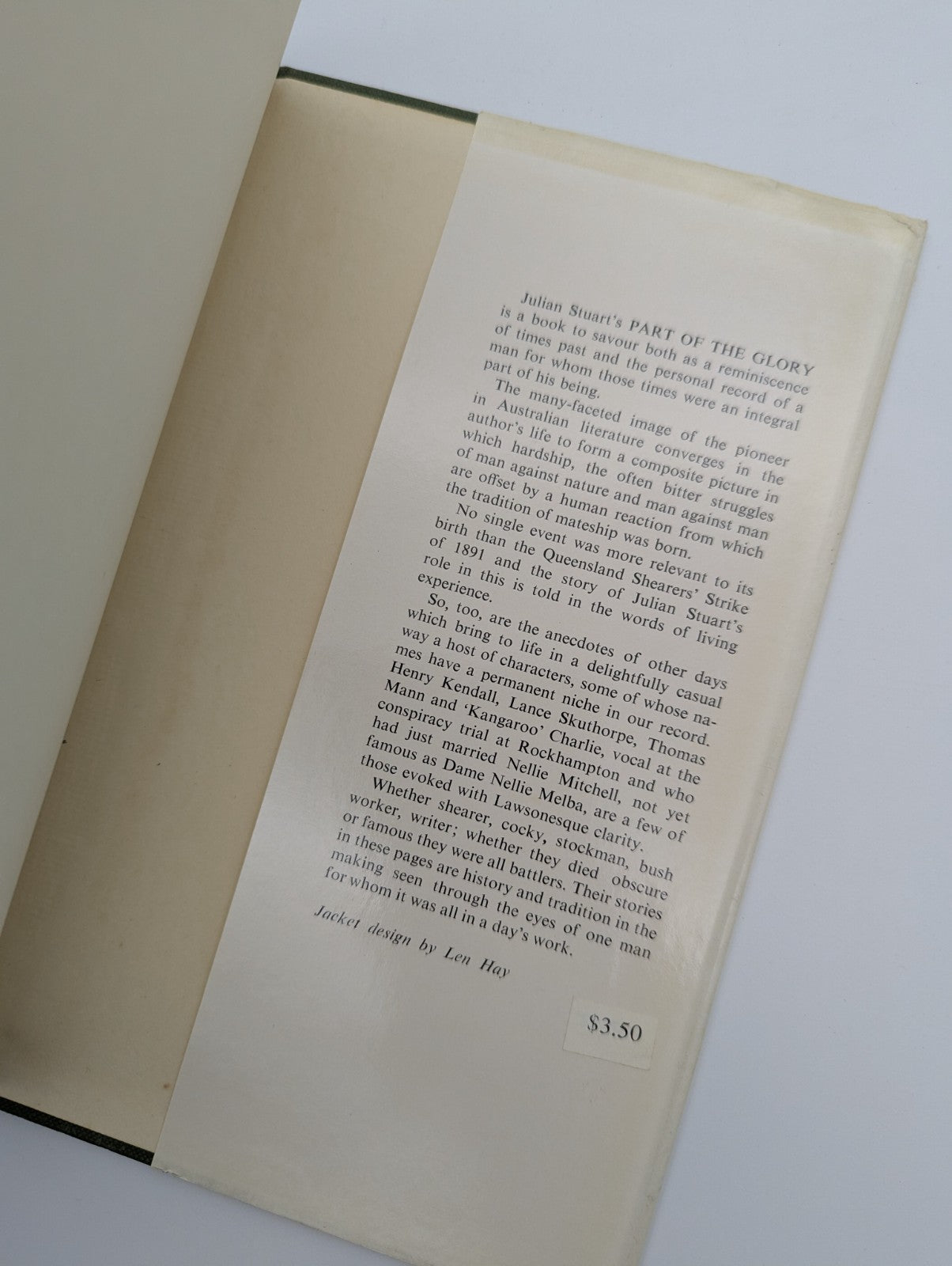 Part of the Glory by Julian Stuart (Hardcover, 1967) 1st Edition by Julian Stuart