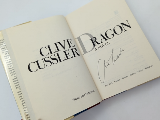 Dragon (dirk Pitt Adventure) by Clive Cussler, Adventure Signed by Clive Cussler