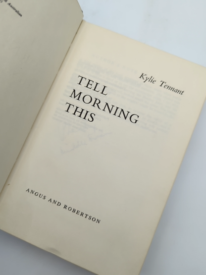 Tell Morning This by Kylie Tennant (Hardcover, 1967) History by Kylie Tennant