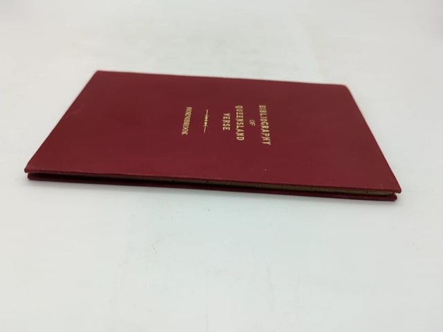 Bibliography of Queensland Verse by J H Hornibrook (Hardcover, 1953) Poetry by J H Hornibrook