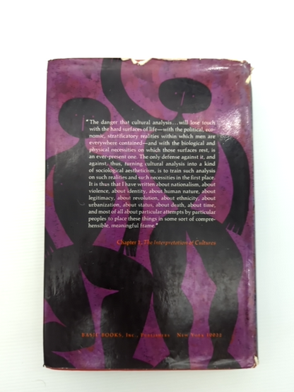The Interpretation Of Cultures by Clifford Geertz (Hardcover, 1973) by Clifford Geertz