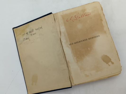 Old Melbourne Memories by Rolf Boldrewood (Cloth, 1896) Rare History by Rolf Boldrewood