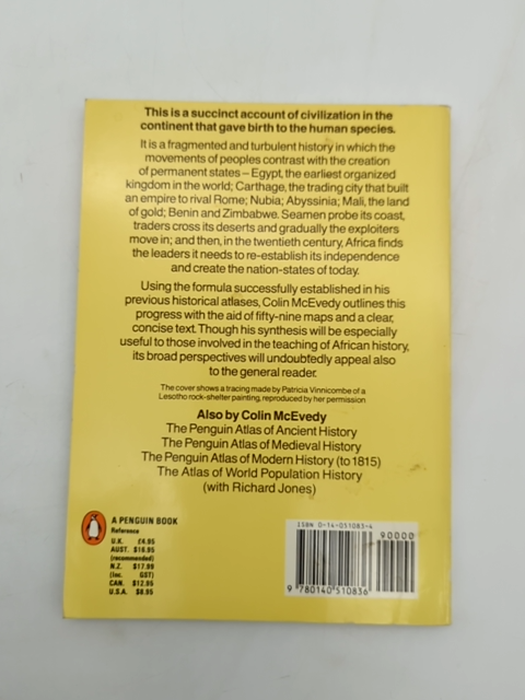 The Penguin Atlas Of African History (hist Atlas) by Colin McEvedy by Colin Mcevedy