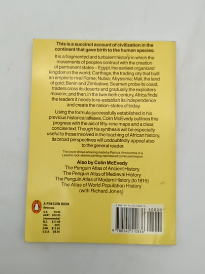 The Penguin Atlas Of African History (hist Atlas) by Colin McEvedy by Colin Mcevedy