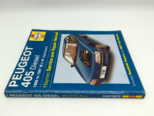 Peugeot 405 Diesel Service and Repair Manual: 1988-1997 (E to P Registation) by Steve Rendle