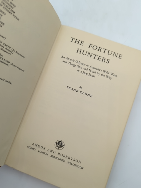 The Fortune Hunters by Frank Clune (Hardcover, 1957) by Frank Clune