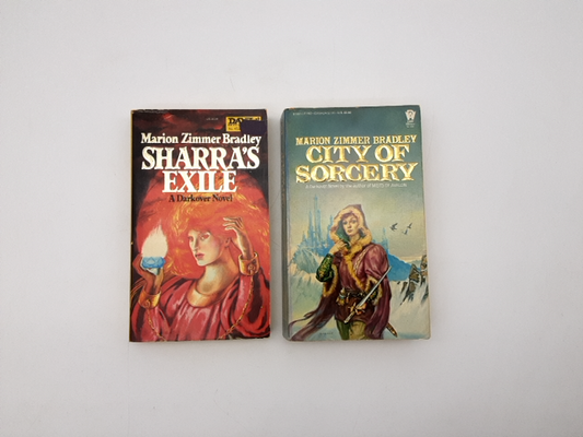 2x Marion Zimmer Bradley Paperback Darkover Series, Vintage DAW Books Sci-fi by Marion Zimmer Bradley