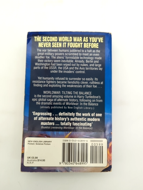 World War Tilting The Balance by Harry Turtledove (Paperback, 1995) World War II by Harry Turtledove